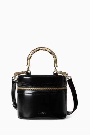 Mini Vanity Bag in Leather