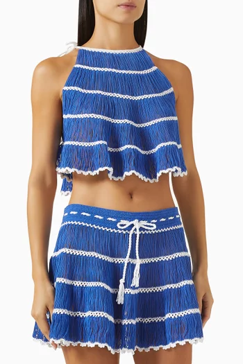 Bonbon Hand-crocheted Halter Top