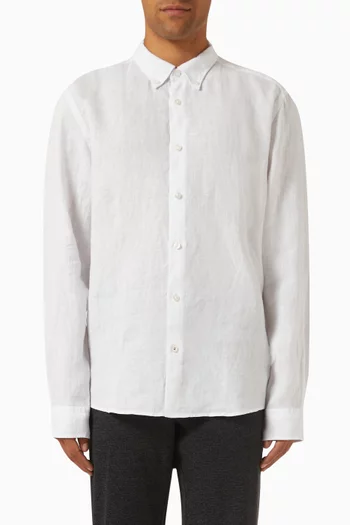 Button-down Shirt in Linen