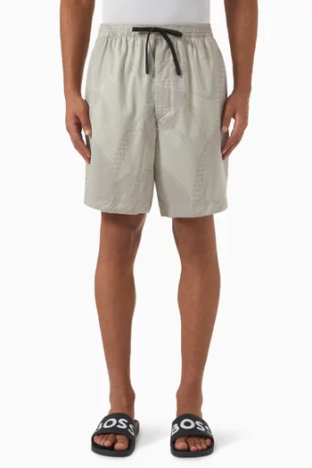 Negev Sports Shorts in Laminated Mesh