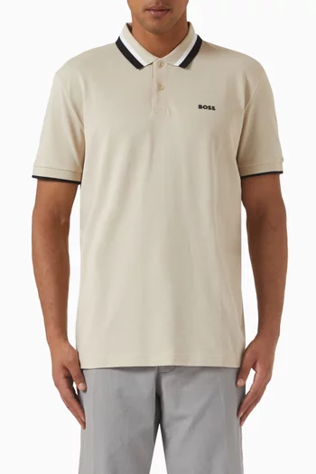 Paddy Heritage Active Polo Shirt in Piqué-knit