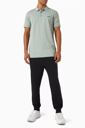 Paddy Striped Polo Shirt in Stretch-cotton