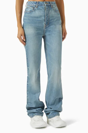 High Waisted Fitted Jeans