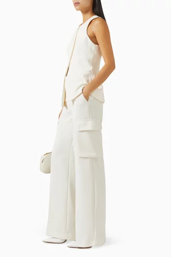 Luxe Suiting Cargo Pants