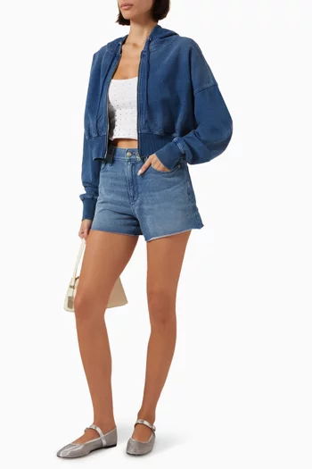 Jeanius Zip Up Hoodie in Fleece Terry