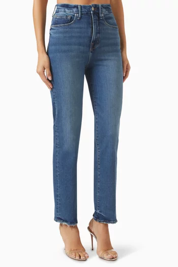 Good Boy Straight Light Compression Jeans in Denim