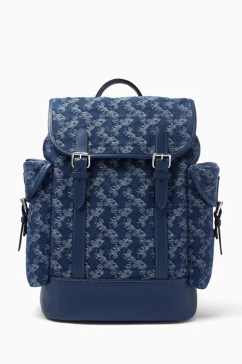 Hitch Backpack in Signature Denim