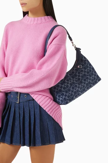 Juliet Shoulder Bag in Signature Denim