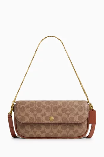 Brook Flap Shoulder Bag in Signature Canvas
