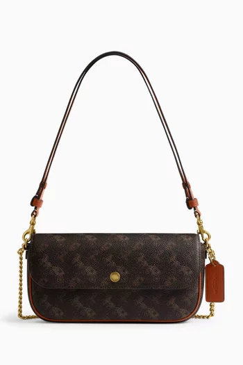 Brook Flap Shoulder Bag in Signature Canvas