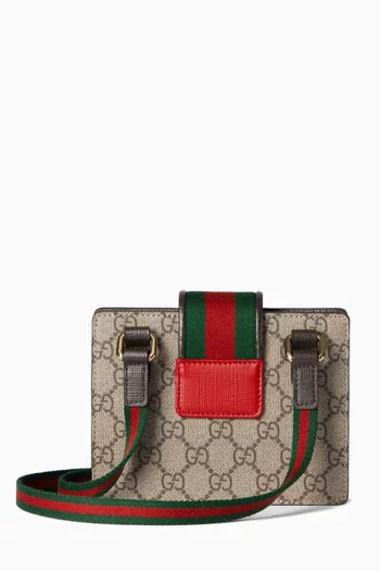 GG Hand Bag With Heart in  Canvas