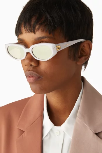 Devon V4 Cat-eye Sunglasses in Acetate