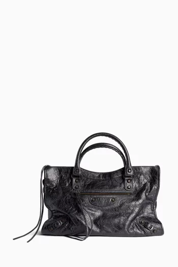 Medium Le City Bag in Arena Lambskin