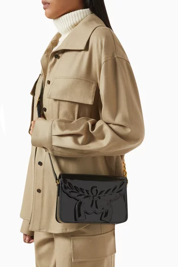 Himmel Laurel Crossbody Bag in Patent Leather