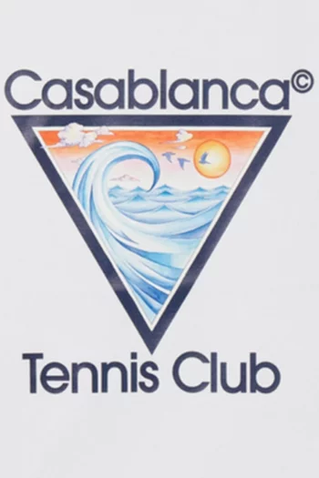 تي شيرت بطبعة Tennis Club قطن عضوي