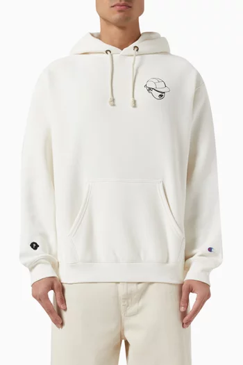 x Champion Logo Hoodie