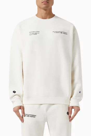 x Champion Sweater in Cotton Blend