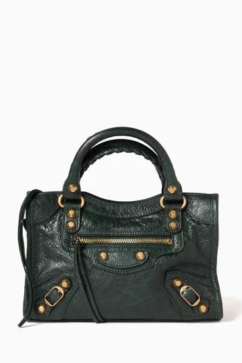 Mini Le City Bag in Arena Storico Lambskin