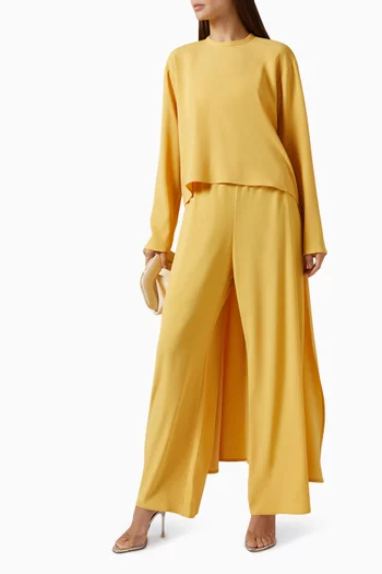 Sienna Top in Crepe Back Satin