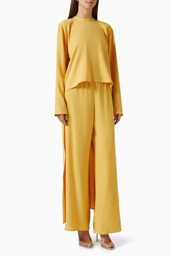 Sienna Top in Crepe Back Satin