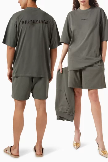 Unisex Medium-fit Logo T-shirt in Cotton Jersey