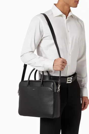 Oeden Duobrief Briefcase in Leather