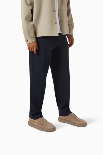 Victory Slip-on Sneakers in Suede