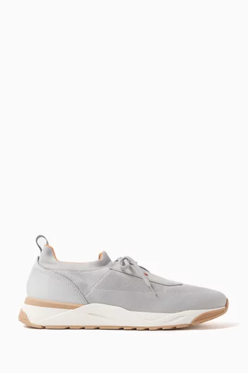 Flin Sneakers in Technical-knit & Leather
