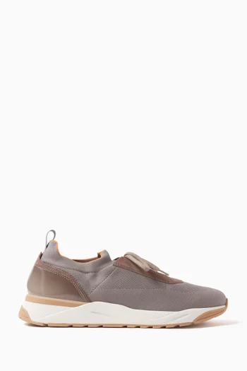 Flin Sneakers in Technical-knit & Leather