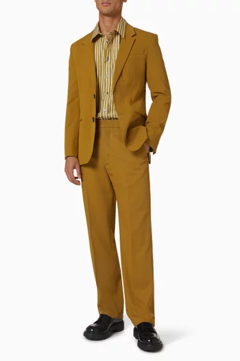 Straight Fit Pants in Wool