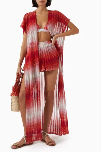 Zig-zag Cover-up Shorts