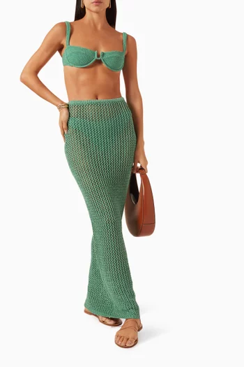 Fontelina Crochet Maxi Skirt