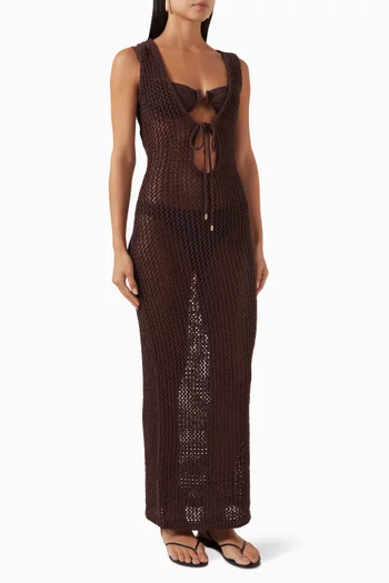 Monte Carlo Crochet Tie Dress