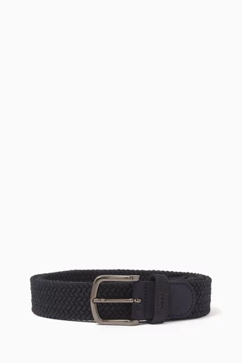Woven Belt in Canvas