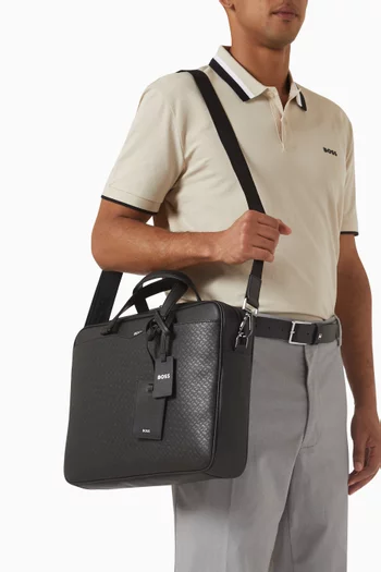 Zair Document Case in Leather