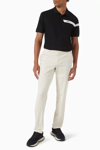 Slim-fit Chino Pants in Stretch Cotton Gabardine