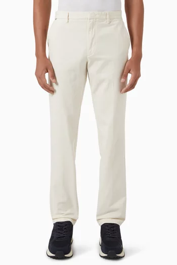 Slim-fit Chino Pants in Stretch Cotton Gabardine