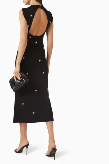 Ressi Open-back Midi Dress