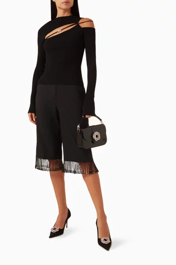 Georgie Cut-out Top in Viscose Blend
