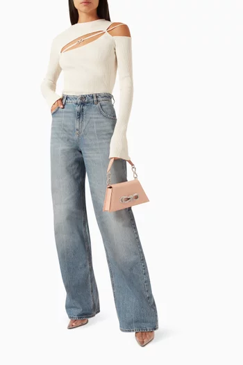Georgie Cut-out Top in Viscose Blend