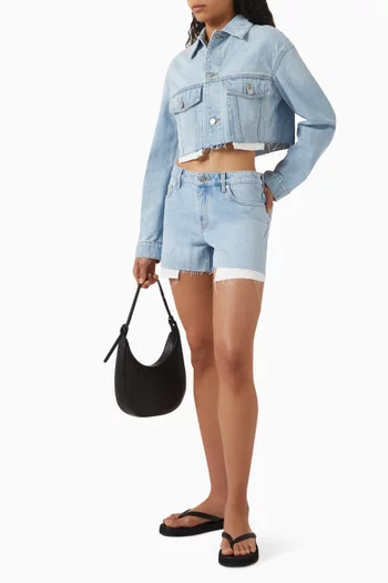 Cropped Jacket in Denim