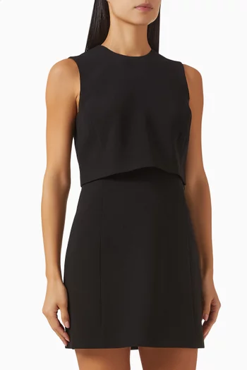Sculpted Layer Mini Dress