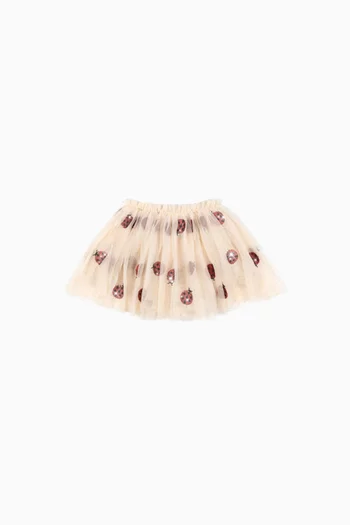Fayette Strawberry Shirt in Tulle
