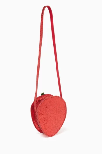 Strawberry Sequinned Crossbody Bag