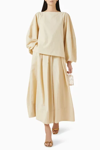 Voluminous Pleated Culottes