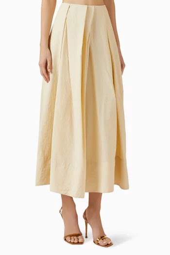 Voluminous Pleated Culottes