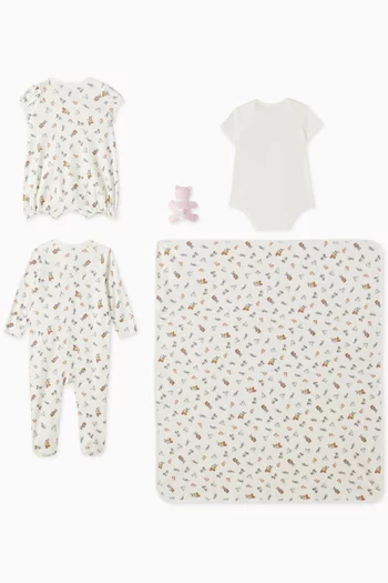 Polo Bear 5-Piece Gift Set in Cotton