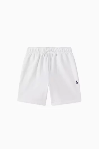 Embroidered-pony Shorts in Cotton