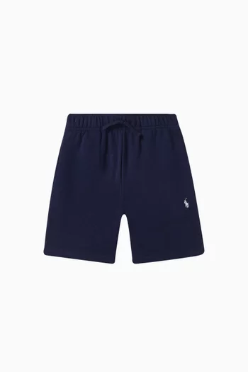 Embroidered-pony Shorts in Cotton