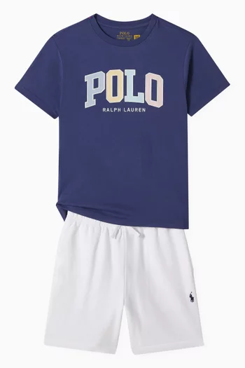 Polo Logo T-shirt in Cotton
